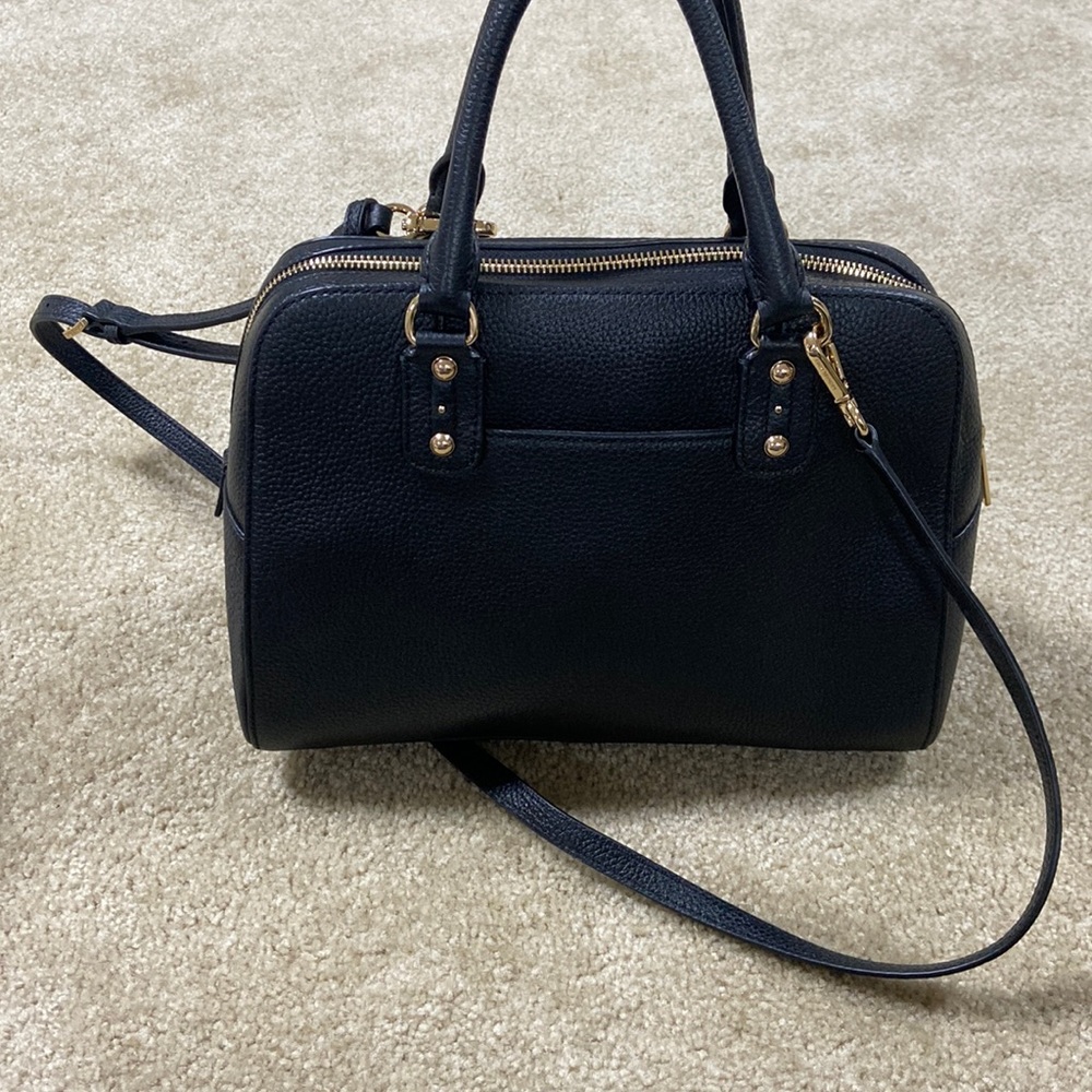 NEW Michael Kors black pebble leather shoulder bag, handle tote - Picture 4 of 6